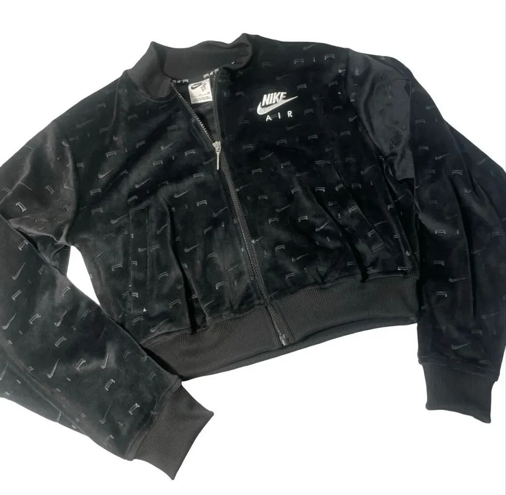 Nike Air Velour Zip Cropped Jacket